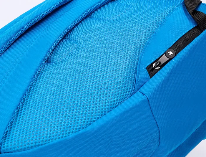 Antartik Mochila Azul con Asas Acolchadas, Bolsillos con Cremallera, Compartimento para Portátil y Dimensiones 310x160x410 mm