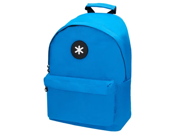 Antartik Mochila Azul con Asas Acolchadas, Bolsillos con Cremallera, Compartimento para Portátil y Dimensiones 310x160x410 mm