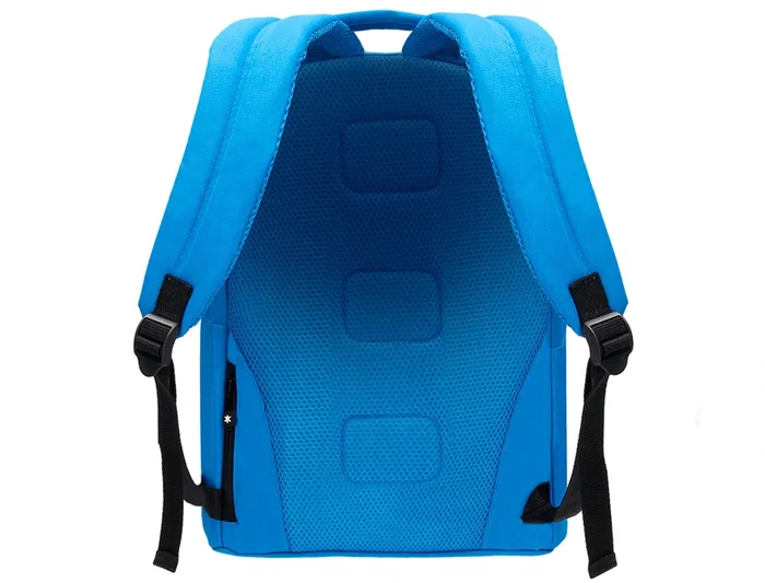 Antartik Mochila Azul con Asas Acolchadas, Bolsillos con Cremallera, Compartimento para Portátil y Dimensiones 310x160x410 mm