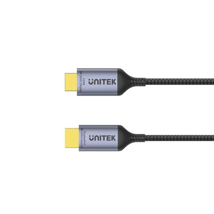 Unitek Cable DisplayPort 1.4 a HDMI 2.1 8K 1,8m