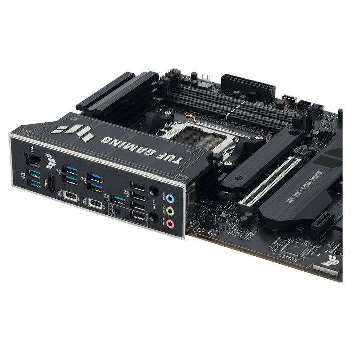 ASUS TUF GAMING X870E-PLUS WIFI7, AMD X870E, AM5, DDR5, ATX, Gris ASUS TUF GAMING X870E-PLUS WIFI7, AMD X870E, AM5, DDR5, ATX, Gris