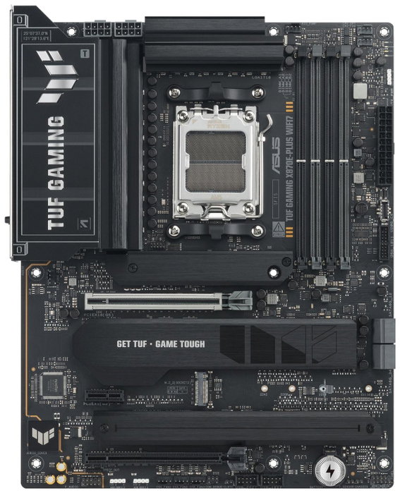 ASUS TUF GAMING X870E-PLUS WIFI7, AMD X870E, AM5, DDR5, ATX, Gris ASUS TUF GAMING X870E-PLUS WIFI7, AMD X870E, AM5, DDR5, ATX, Gris
