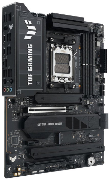 ASUS TUF GAMING X870E-PLUS WIFI7, AMD X870E, AM5, DDR5, ATX, Gris ASUS TUF GAMING X870E-PLUS WIFI7, AMD X870E, AM5, DDR5, ATX, Gris