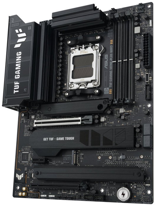 ASUS TUF GAMING X870E-PLUS WIFI7, AMD X870E, AM5, DDR5, ATX, Gris ASUS TUF GAMING X870E-PLUS WIFI7, AMD X870E, AM5, DDR5, ATX, Gris