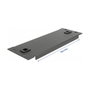 DeLOCK Cubierta ciega para gabinete de red de 10″ 2U Negro sin herramientas