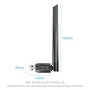 Vention KDTB0 Adaptador USB Wi-Fi y Bluetooth AC650 Dual Band 650Mbps con Antena de Alta Ganancia, Negro