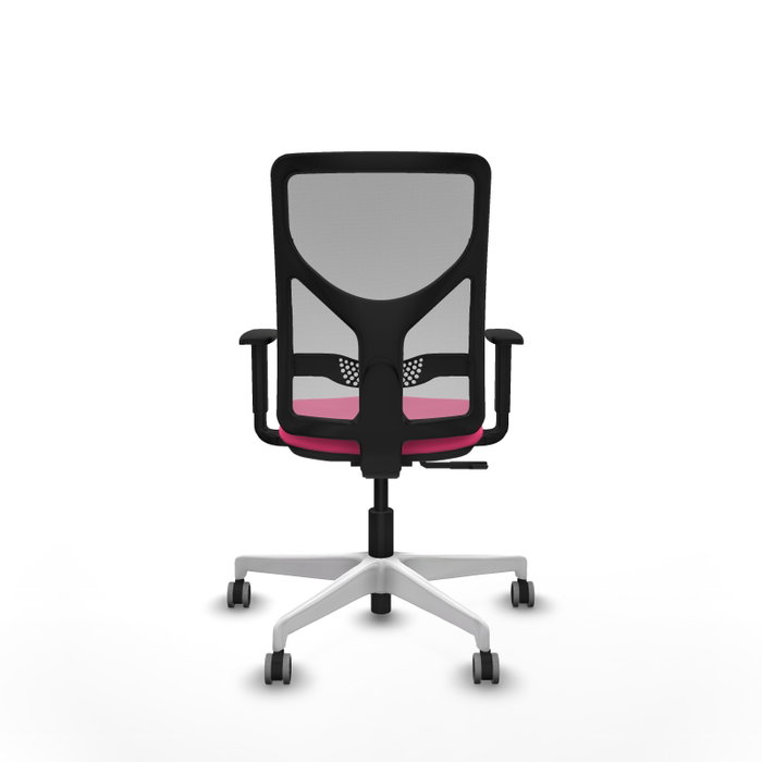 PIQUERAS Y CRESPO Silla de oficina Motilla con mecanismo Sincro, Rosa y Gris PIQUERAS Y CRESPO Silla de oficina Motilla con mecanismo Sincro, Rosa y Gris