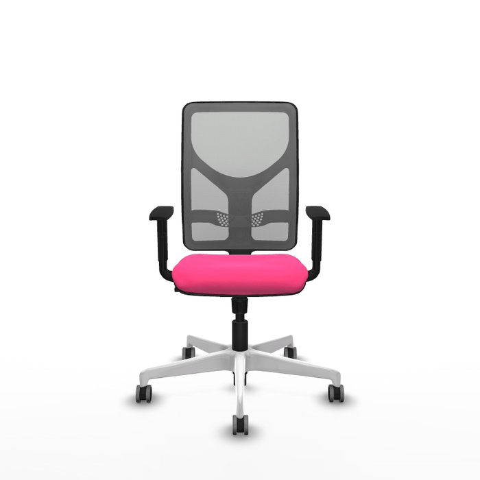 PIQUERAS Y CRESPO Silla de oficina Motilla con mecanismo Sincro, Rosa y Gris PIQUERAS Y CRESPO Silla de oficina Motilla con mecanismo Sincro, Rosa y Gris