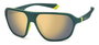 Polaroid PLD-2152-S-DLD Gafas de sol con cristal gris y detalles verdes