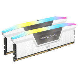 Corsair CMH64GX5M2B6000Z30W 64GB (2x32GB) DDR5 6000MHz CL30 Vengeance RGB Blanco