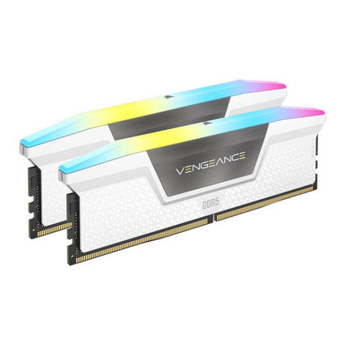 Corsair CMH64GX5M2B6000Z30W 64GB (2x32GB) DDR5 6000MHz CL30 Vengeance RGB Blanco Corsair CMH64GX5M2B6000Z30W 64GB (2x32GB) DDR5 6000MHz CL30 Vengeance RGB Blanco