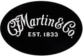 Martin Adhesivo Negro con Logo Blanco