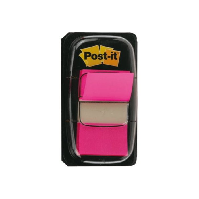 Post-it Banderitas Index 680-21 Rosa Brillante con Dispensador de 50 Unidades Post-it Banderitas Index 680-21 Rosa Brillante con Dispensador de 50 Unidades