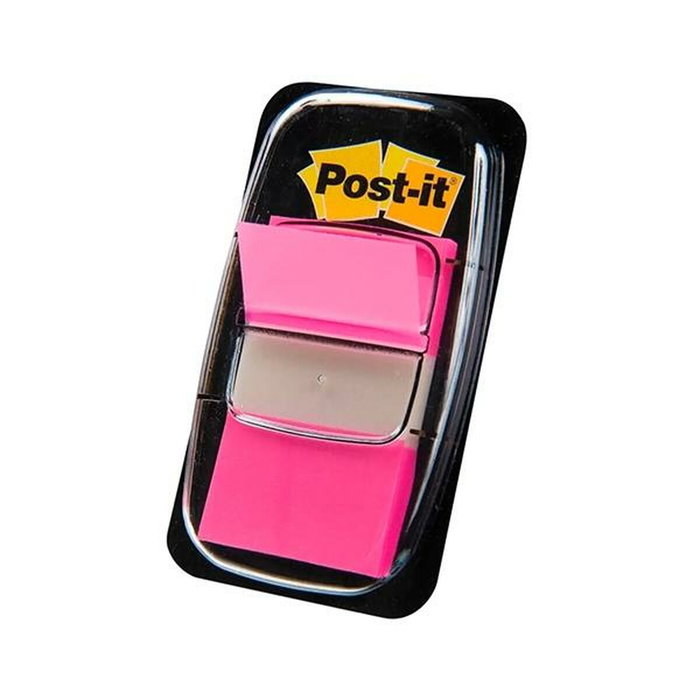 Post-it Banderitas Index 680-21 Rosa Brillante con Dispensador de 50 Unidades Post-it Banderitas Index 680-21 Rosa Brillante con Dispensador de 50 Unidades