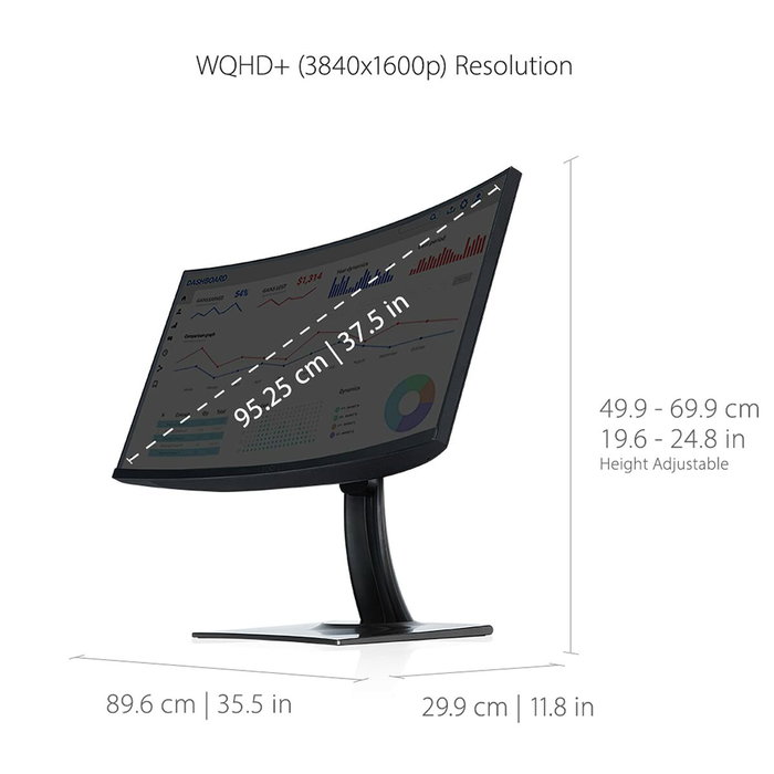 Viewsonic VP3881A Monitor Curvo 38 pulg. Quad HD+ IPS Viewsonic VP3881A Monitor Curvo 38 pulg. Quad HD+ IPS