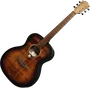 LAG Guitarra Acústica Lâg Auditorium Tramontane 70 Black & Brown Satinado