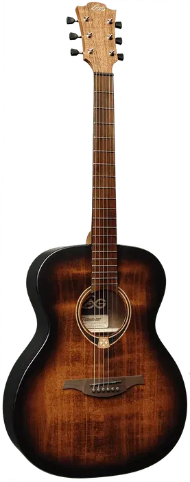 LAG Guitarra Acústica Lâg Auditorium Tramontane 70 Black & Brown Satinado