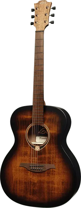 LAG Guitarra Acústica Lâg Auditorium Tramontane 70 Black & Brown Satinado