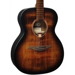 LAG Guitarra Acústica Lâg Auditorium Tramontane 70 Black & Brown Satinado