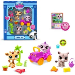 Bandai Littlest Pet Shop Safari Pack BF00524 - 3 animales y accesorios