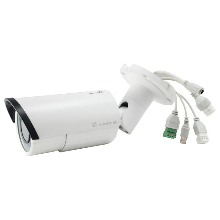 LevelOne Cámara IP FCS-5060 Z 4x Fix Out 2MP H.264 IR 30m PoE Interior/Exterior