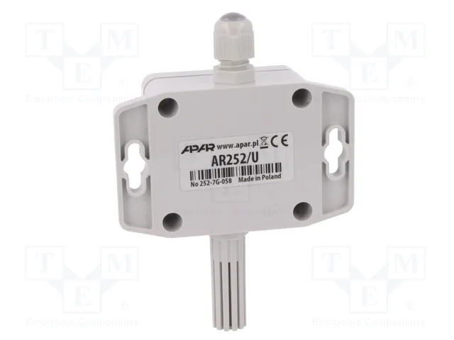 APAR AR252/U Transductor de Temperatura y Humedad con Salida 0-10V