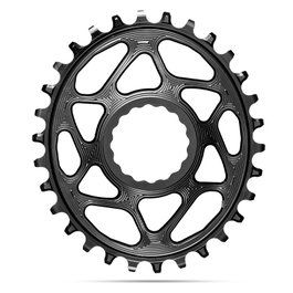 Absolute Black Plato Ovalado Premium Direct Mount BOOST 1x 30 Dientes 3mm Offset Negro Compatible SRAM Shimano HG 12V