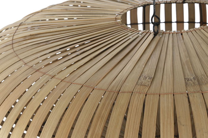 DKD Home Decor Pantalla Fibra 23 Bambu Natural 80 x 33 x 80 cm