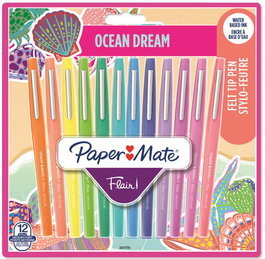 Rotulador Fibra Paper Mate Flair Ocean Dream Estuche De 12