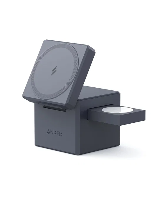 Anker Innovations Y1811G11 Cargador Inalámbrico 3 en 1 MagSafe Negro Anker Innovations Y1811G11 Cargador Inalámbrico 3 en 1 MagSafe Negro