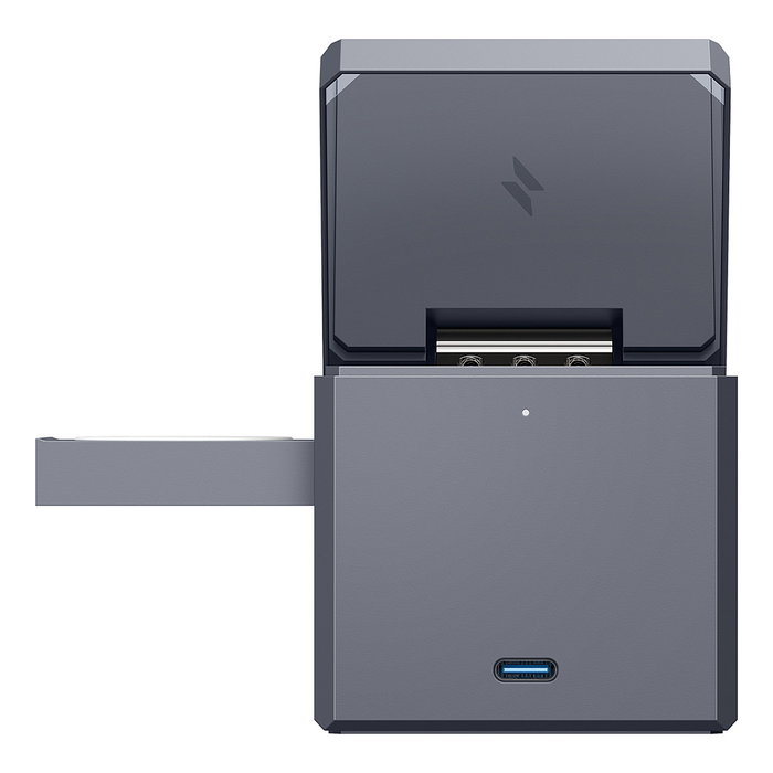 Anker Cargador 3 en 1 con MagSafe Cube para iPhone 15/14/13/12 - Negro, Carga Rápida 15W, Incluye Cable USB-C de 1.5 m