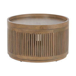 DKD Home Decor Mesa Centro Moderno Marron 76 x 46 x 76 cm