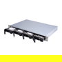QNAP TL-R400S - Unidad de Expansión JBOD SATA de 4 bahías para montaje en rack 1U, Carcasa HDD/SSD Hot-swap 2.5/3.5", SATA III 6 Gb/s, Negro/Gris