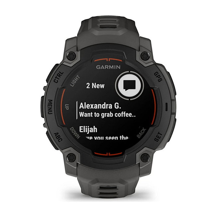 Garmin Instinct E (45mm) Reloj Inteligente Unisex Carbón/Negro con GPS y Monitor Cardíaco