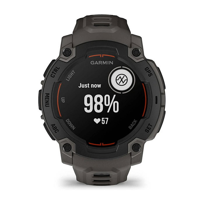 Garmin Instinct E (45mm) Reloj Inteligente Unisex Carbón/Negro con GPS y Monitor Cardíaco