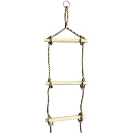 ALEO BY TRIGANO - AABTO27803 - Escalera de Cuerda de Madera para Columpio o Juego, Accesorio