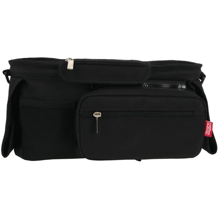 Nuby Organizador de lujo para cochecito con bolsillo extraíble - Negro Nuby Organizador de lujo para cochecito con bolsillo extraíble - Negro