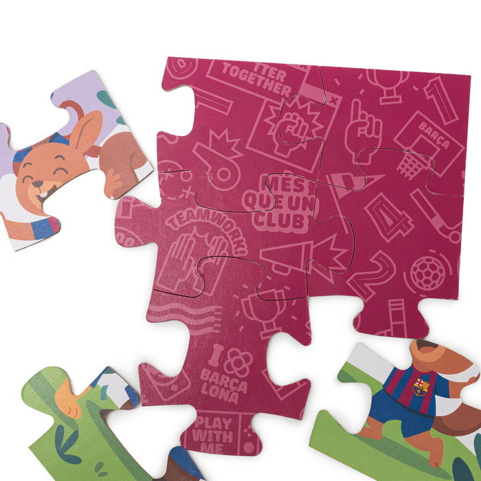 MINILAND Puzzle F.C. Barcelona 12pzs