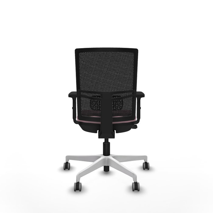 PIQUERAS Y CRESPO Silla de oficina Yunquera Rosa y Negro con mecanismo Sincro/Traslack PIQUERAS Y CRESPO Silla de oficina Yunquera Rosa y Negro con mecanismo Sincro/Traslack