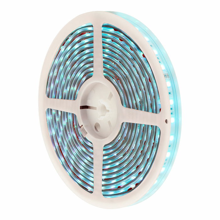 Edm Tira LED RGB Adhesiva 5 m x 12 mm IP65 con App Tuya y Mando Edm Tira LED RGB Adhesiva 5 m x 12 mm IP65 con App Tuya y Mando