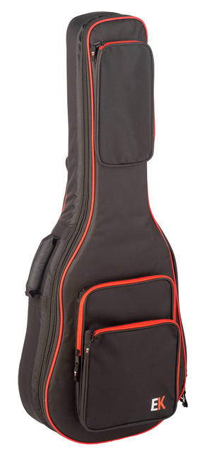 Ek Funda para Guitarra Clásica Roja con 30 mm de Acolchado Ek Funda para Guitarra Clásica Roja con 30 mm de Acolchado