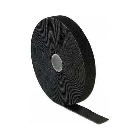DeLOCK Cinta de gancho y bucle en rollo L 10 m x B 20 mm en caja negra DeLOCK Cinta de gancho y bucle en rollo L 10 m x B 20 mm en caja negra
