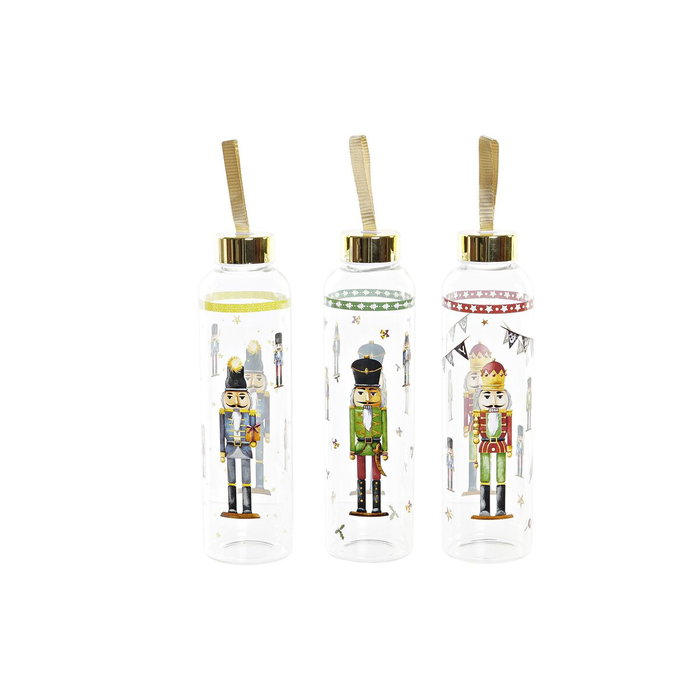 DKD Home Decor Botella de Cristal Cascánue 550ml Surtido de 3 Unidades DKD Home Decor Botella de Cristal Cascánue 550ml Surtido de 3 Unidades