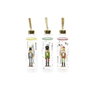 DKD Home Decor Botella de Cristal Cascánue 550ml Surtido de 3 Unidades