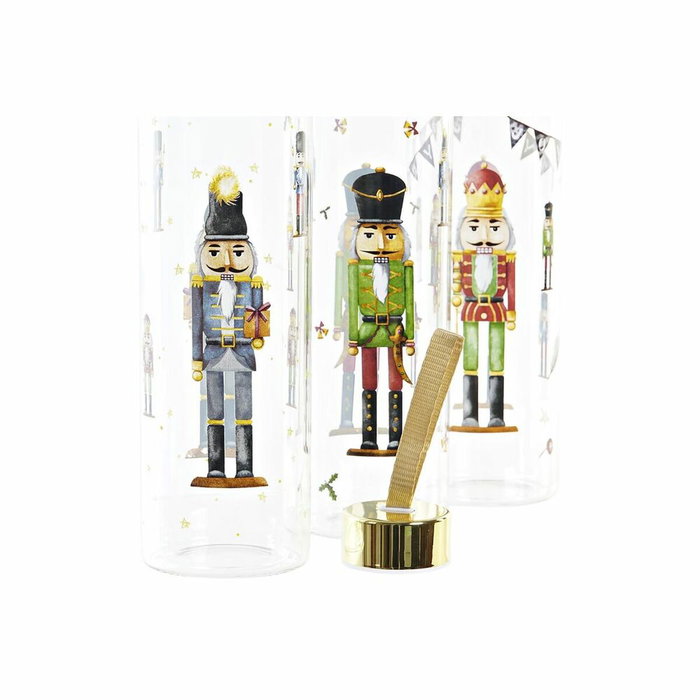 DKD Home Decor Botella de Cristal Cascánue 550ml Surtido de 3 Unidades DKD Home Decor Botella de Cristal Cascánue 550ml Surtido de 3 Unidades