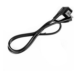 Bachmann 304.1054 Cable de Alimentación IEC C5 a CEE7 Macho/Hembra Negro 1m H05VV-F