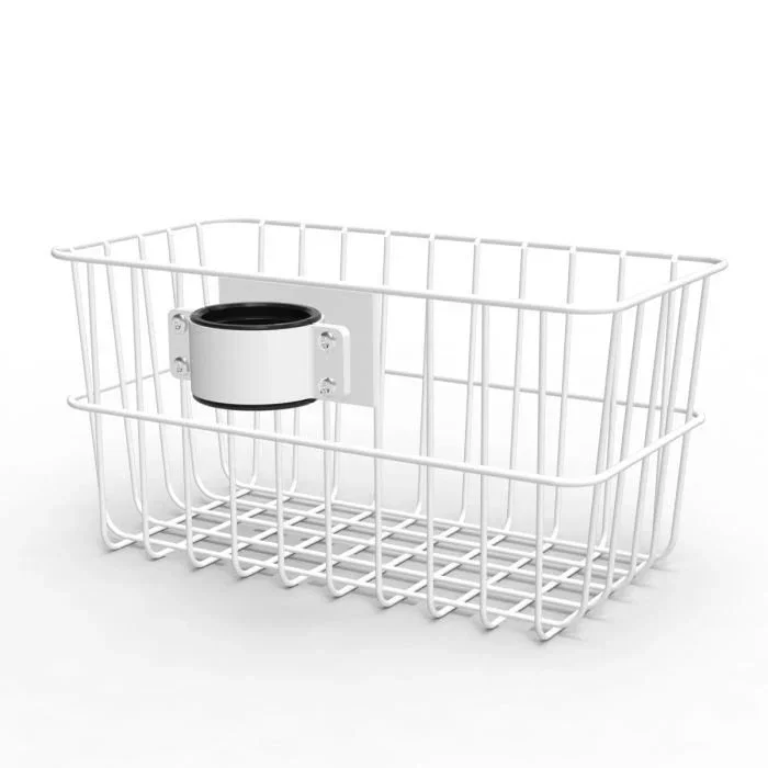 Rolling stand basket - white accs