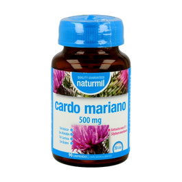 Naturmil Cardo Mariano 500 mg 90 Comprimidos - Función Hepática, Digestión