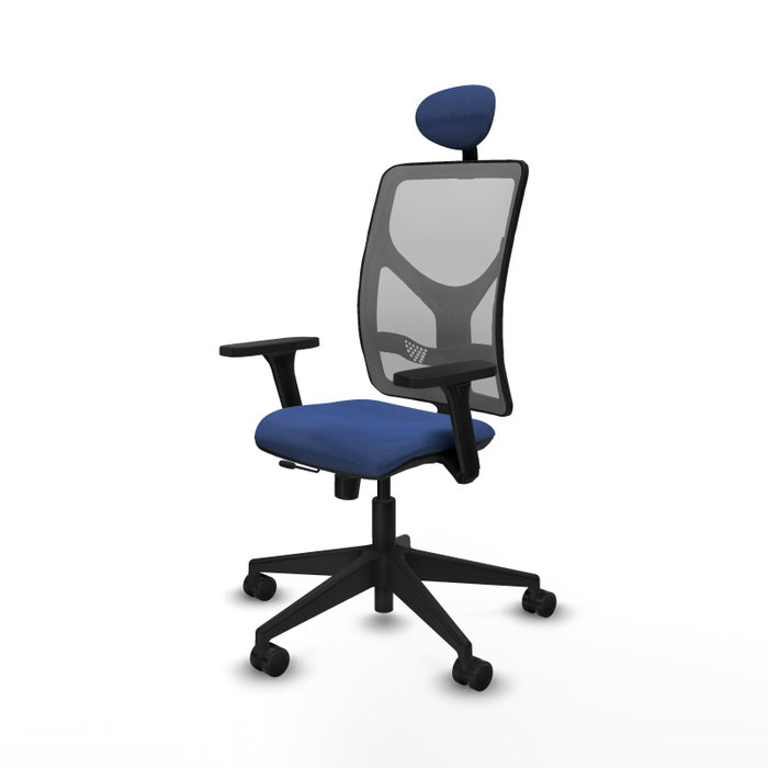 PIQUERAS Y CRESPO Silla de oficina Motilla con mecanismo Sincro/Traslack, Azul marino y Gris PIQUERAS Y CRESPO Silla de oficina Motilla con mecanismo Sincro/Traslack, Azul marino y Gris