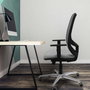PIQUERAS Y CRESPO Silla de oficina Cilanco con mecanismo Sincro/Traslack Marrón y Negro